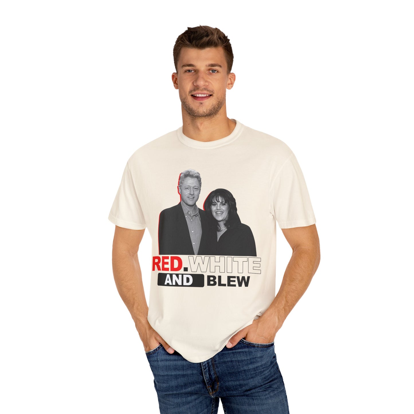 RED WHITE & BLEW SHIRT